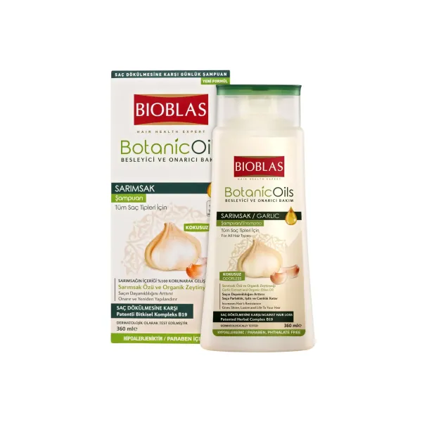 Bioblas Garlic Shampoo – turecki szampon czosnkowy przeciw wypadaniu włosów